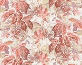 Leaves wallpaper 'Leafy Hideaway' in colour 'Copper', Leaf wallpaper, Foliage wallpaper, Natural wallpaper, Botanical wallpaper