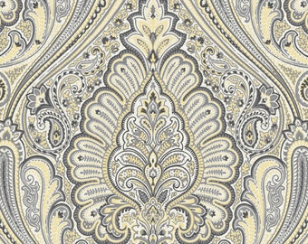 Damask Wallpaper, 'Bohemia', Paisley Wallpaper, Decorative Wallpaper, Ornate Wallpaper, Wow Factor Wallpaper