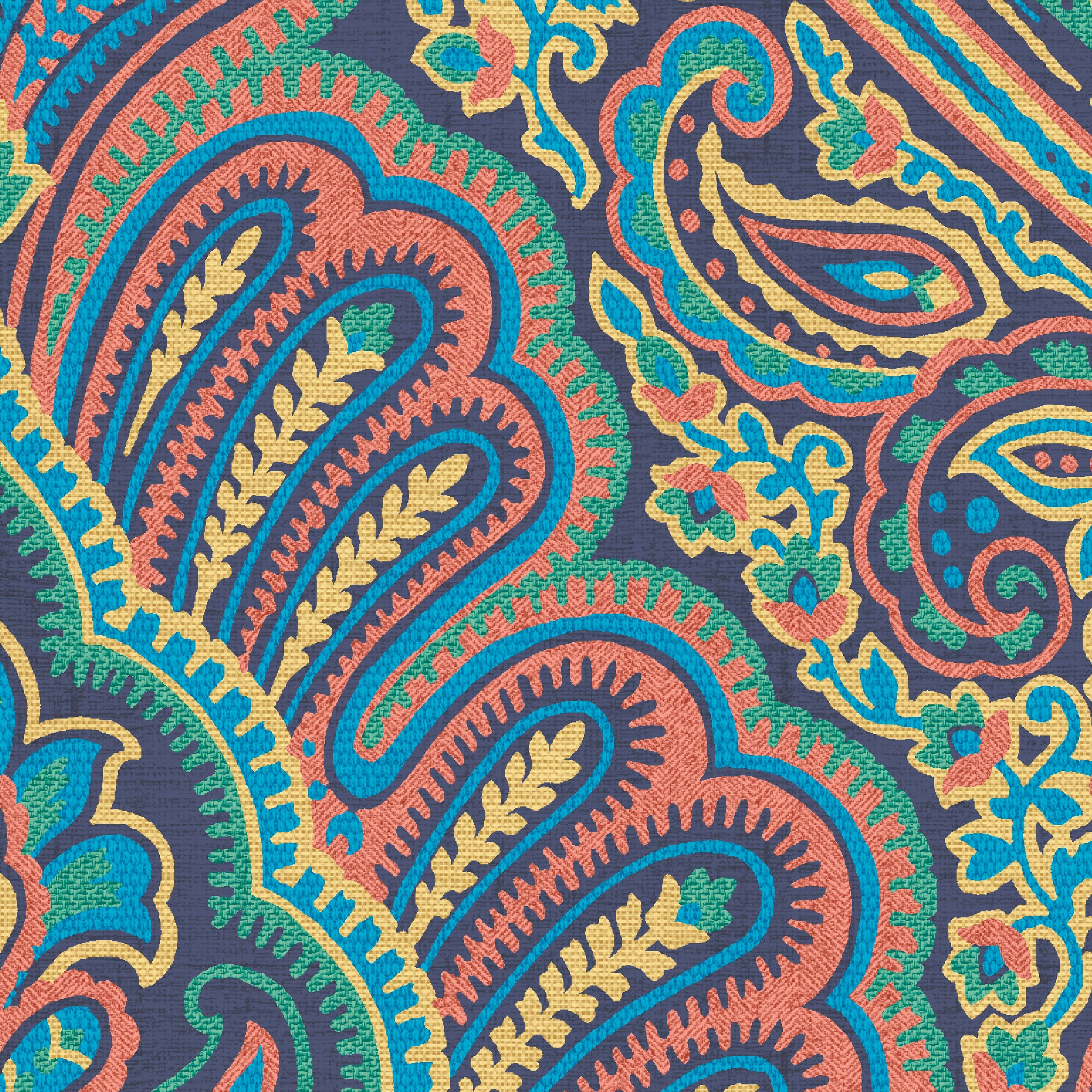 Damask Paisley Wallpaper 'bohemia' / Designer Etsy