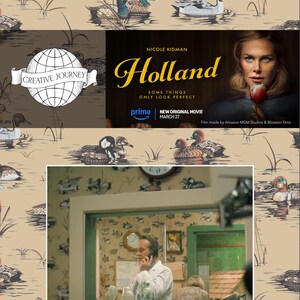 Duck wallpaper 'Reservoir Ducks' in colour 'Moonlight', bird wallpaper, novelty wallpaper, Holland movie image 2