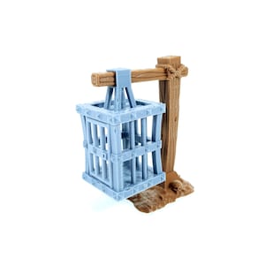 Tabletop Terrain Cage | 28mm Fantasy Scenery for DnD, RPG and Wargaming