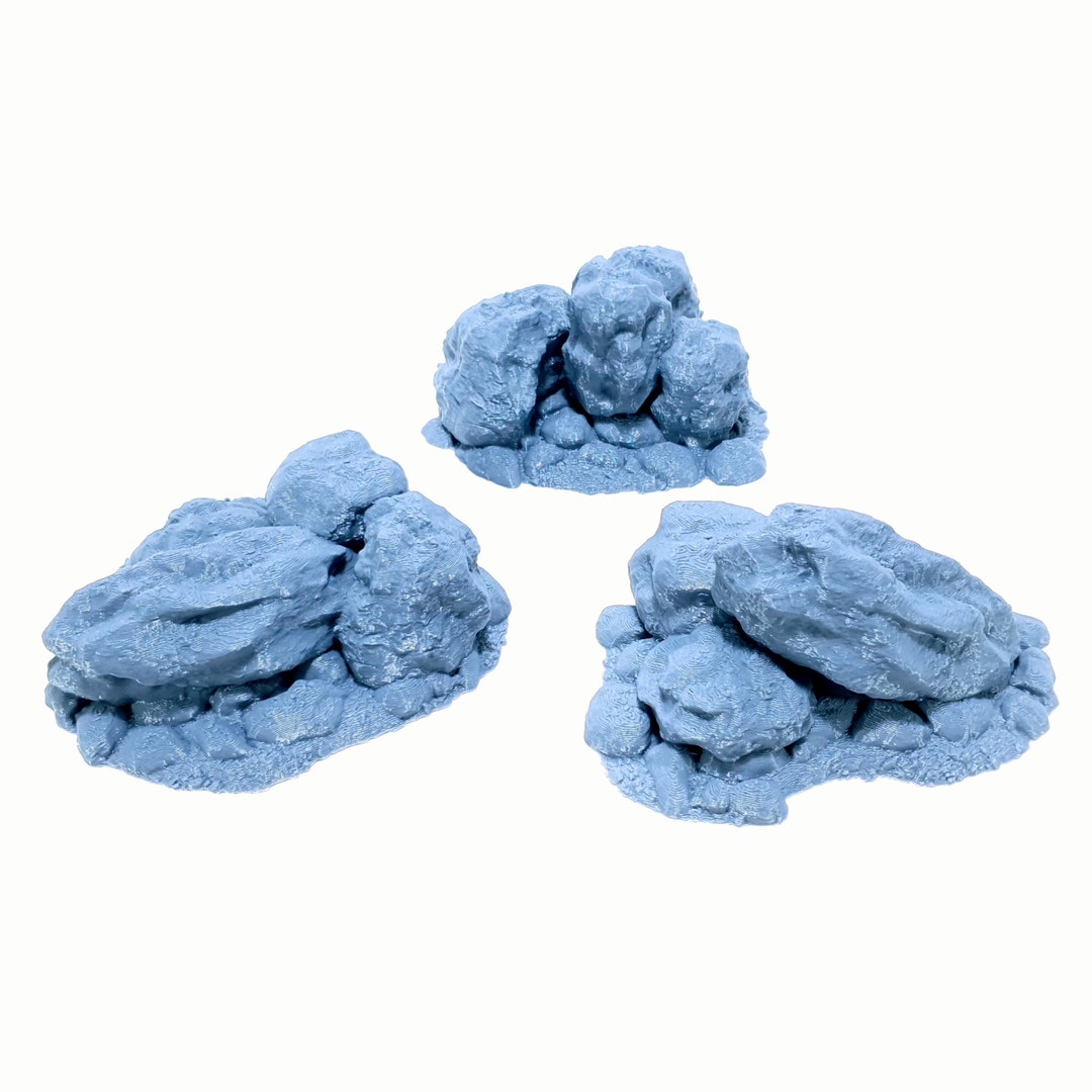 Tabletop Terrain Rocks | 28mm Fantasy Scenery for Dnd, RPG and ...