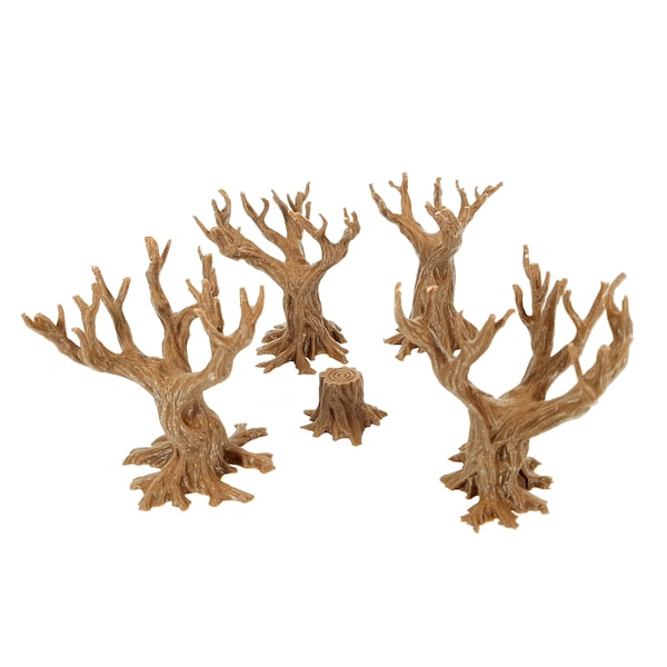 Tabletop Terrain Trees | 28mm Fantasy Scenery for DnD, RPG and Wargaming