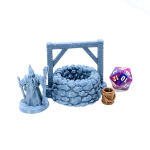 Tabletop Terrain Well | 28mm Fantasy Scenery for DnD, RPG and Wargaming