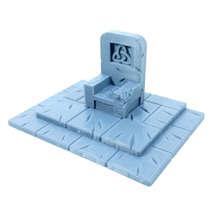 Tabletop Terrain Throne | 28mm Fantasy Scenery for DnD, RPG and Wargaming