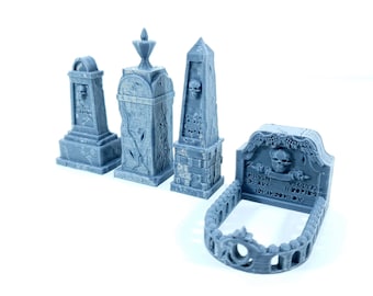 Tabletop Terrain Monuments | 28mm Fantasy Scenery for DnD, RPG and Wargaming