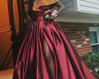 African Prom Dress - Etsy