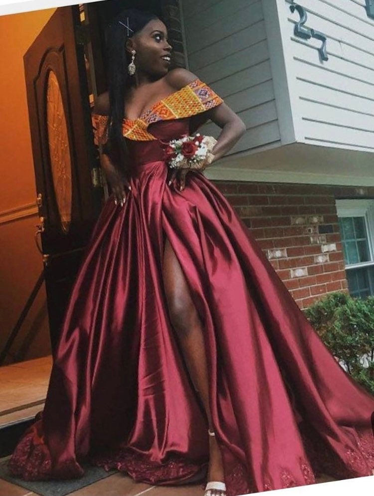 Wedding gown African maxi ball gown with capeAfrican prom | Etsy
