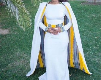 ankara styles with cape