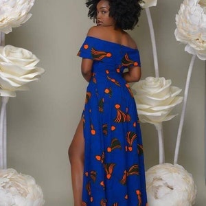 African off Shoulder Gown Women Clothing Ankara Maxi Dress - Etsy