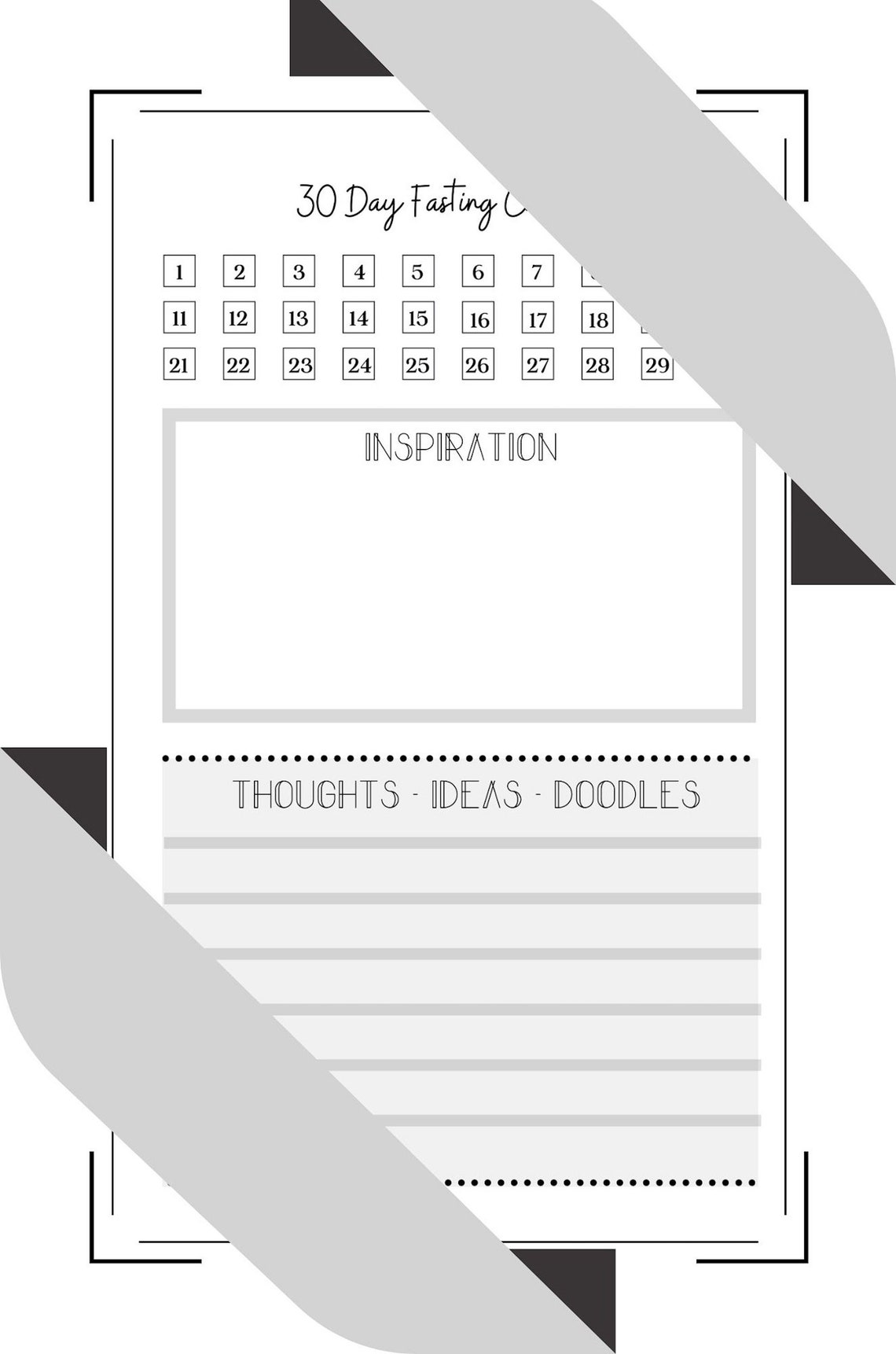 Intermittent Fasting Journal for Tracking Food, Exercise, and Weight