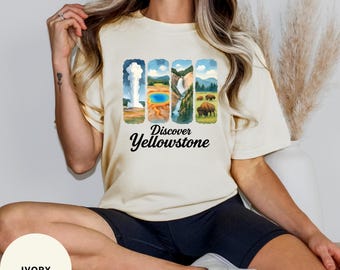 Yellowstone Comfort Colors T-Shirt: National Park Souvenir