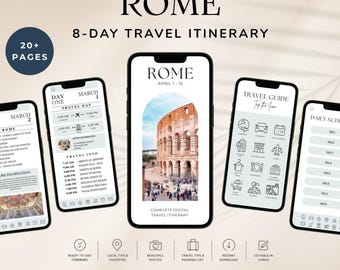 7-Tage-Reiseplan für Rom, Italien | Individuell anpassbarer Rom-Reiseführer & Reiseplaner | Vatikanstadt, Kolosseum, Italien-Urlaubsplanung