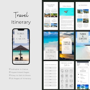 Itinerário definitivo de 7 dias em Turks e Caicos, guia de viagem digital, itinerário de viagem digital para as Ilhas Turks e Caicos, guia do agente de viagens