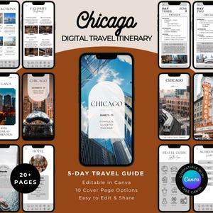 CHICAGO Travel Itinerary, Summer & Winter Travel Guide, Chicago Travel Guide, Chicago Weekend Guide, Chicago Illinois Bucket List