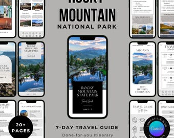 Rocky Mountain National Park 7-Day Itinerary | Colorado Travel Guide (Digital Download)