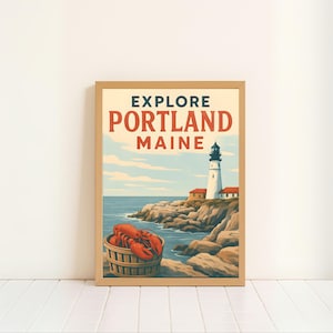 Portland Head Light Print: Maine Coastal Art, New England Photography (Digital Download)