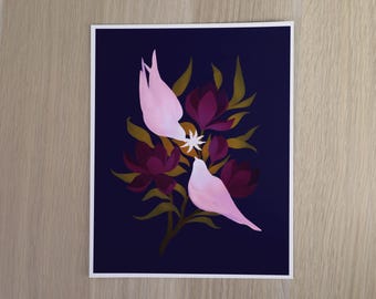 A Sparkly Gift Art Print | Celestial Garden Collection