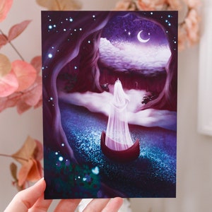 Forest Guardian Art Print - Magical Forest Illustration - Enchanted Forest Art Print - Magical Art Print - Fantasy Forest Art