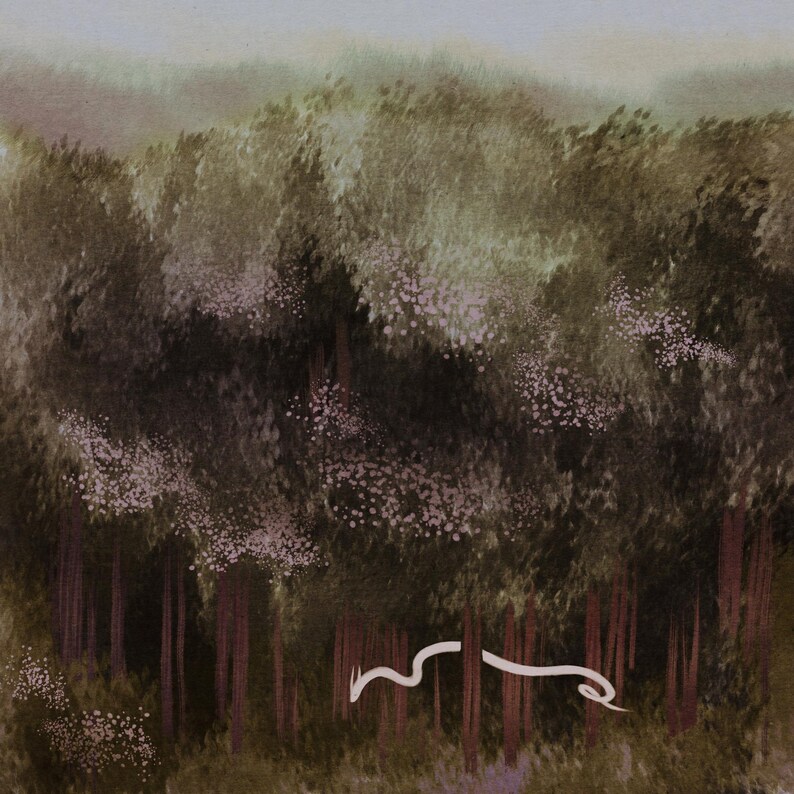 Noodle Dragon Fine Art Print | Archival Digital Painting Art Print image 4