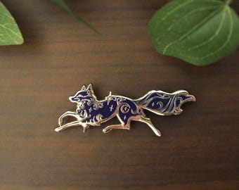 SECONDS | Gold Fox Spirit Hard Enamel Pin - Discontinued Version - Celestial Garden Collection