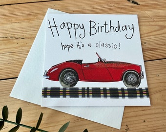 Classic Car Cards Etsy