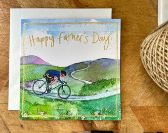Joyeuse fête des pères - Cycling Bike Card