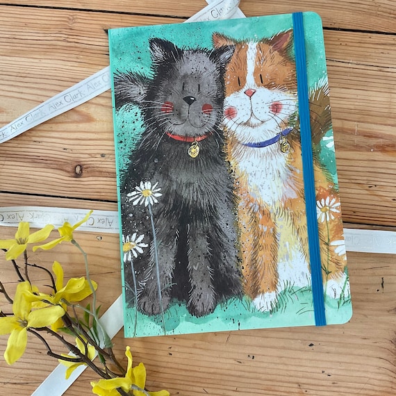 ALEX CLARK Cat Lover Hard Cover Spiral Notebook Journal ALEX CLARK Cat Lover Hard Cover Spiral Notebook Journal
