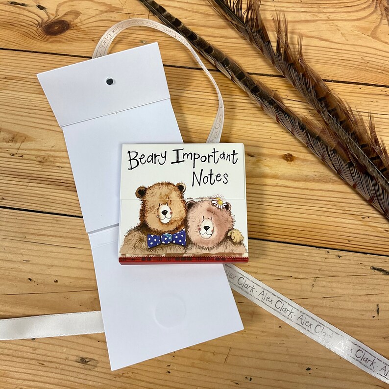 Alex Clark Beary Important Notes Mini Magnetic Notepads