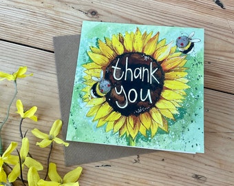 sunflower thank you etsy sunflower thank you etsy