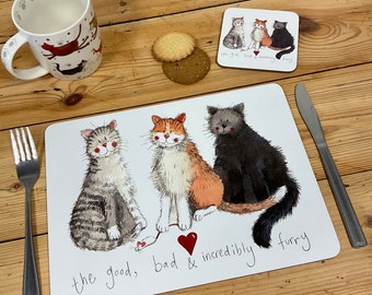 Cat House Placemat Single or Set