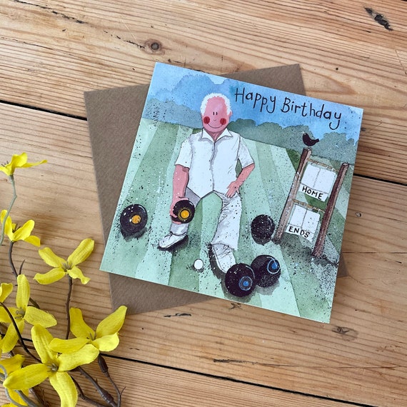 Carte De Bols De Joyeux Anniversaire Alex Clark Etsy