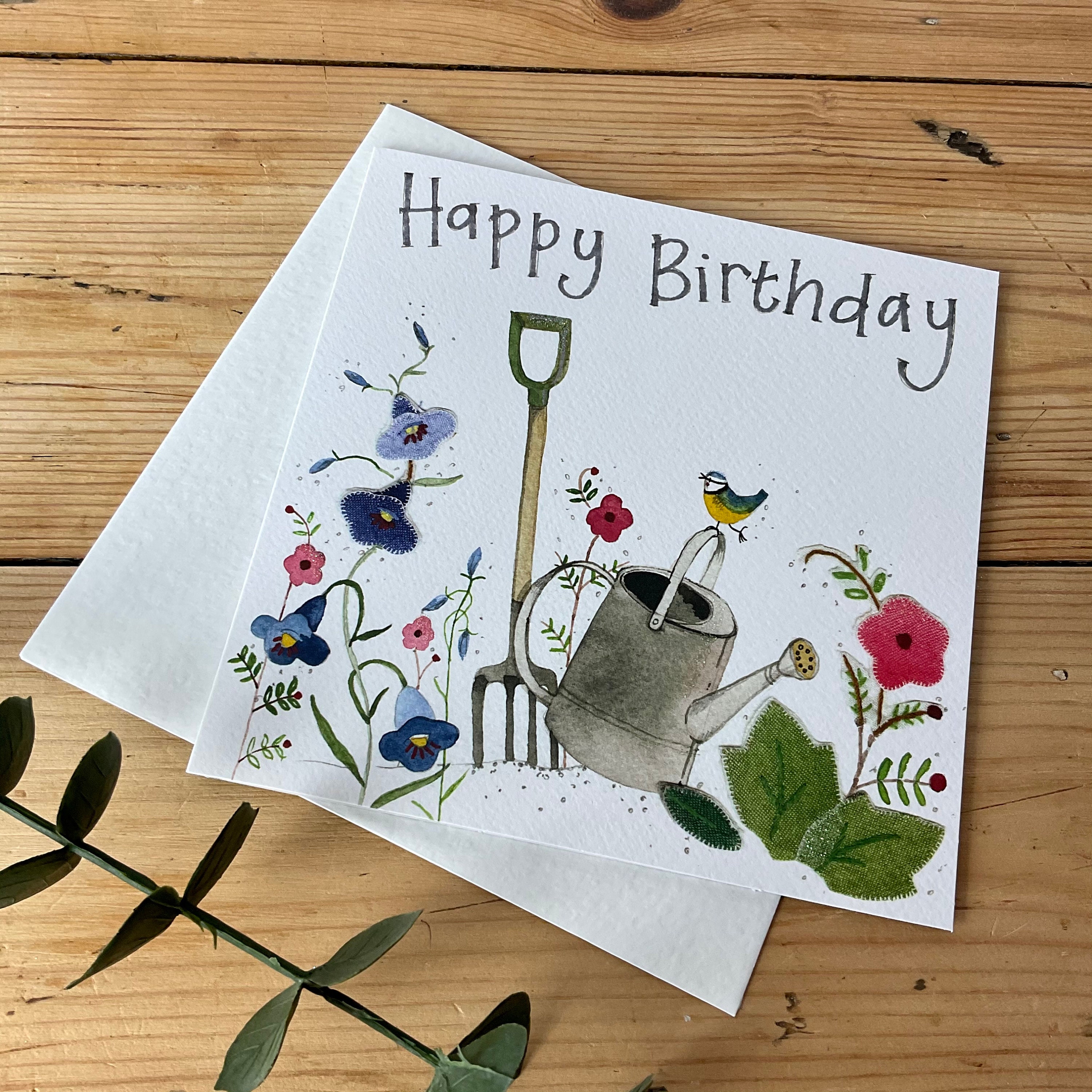 Happy Birthday Gardening Card | Etsy