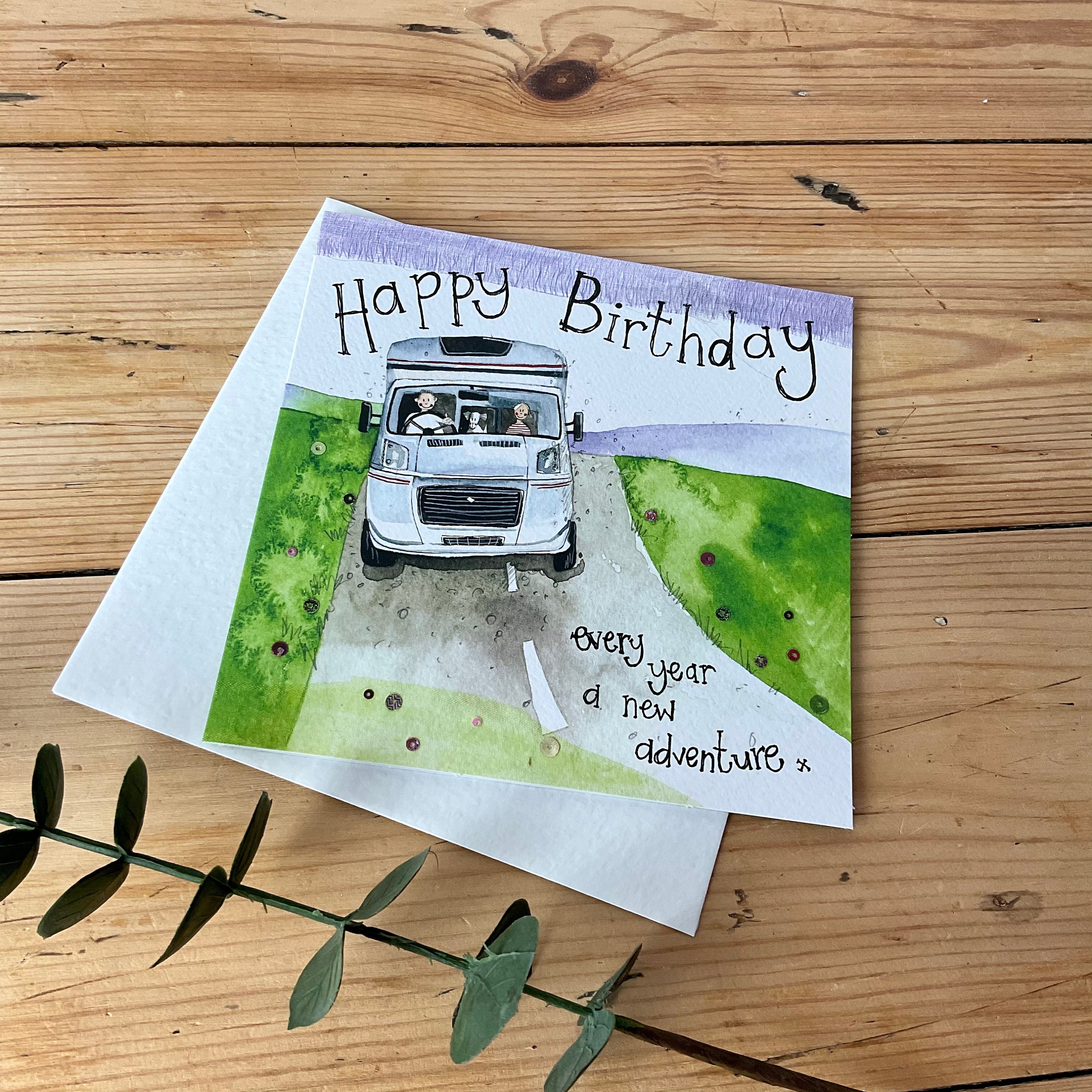 Wohnmobil Geburtstagskarte Etsy