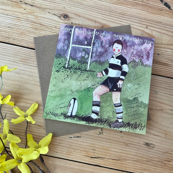 Carte De Rugby De Joyeux Anniversaire Alex Clark Etsy France Carte De Rugby De Joyeux Anniversaire Alex Clark Etsy France