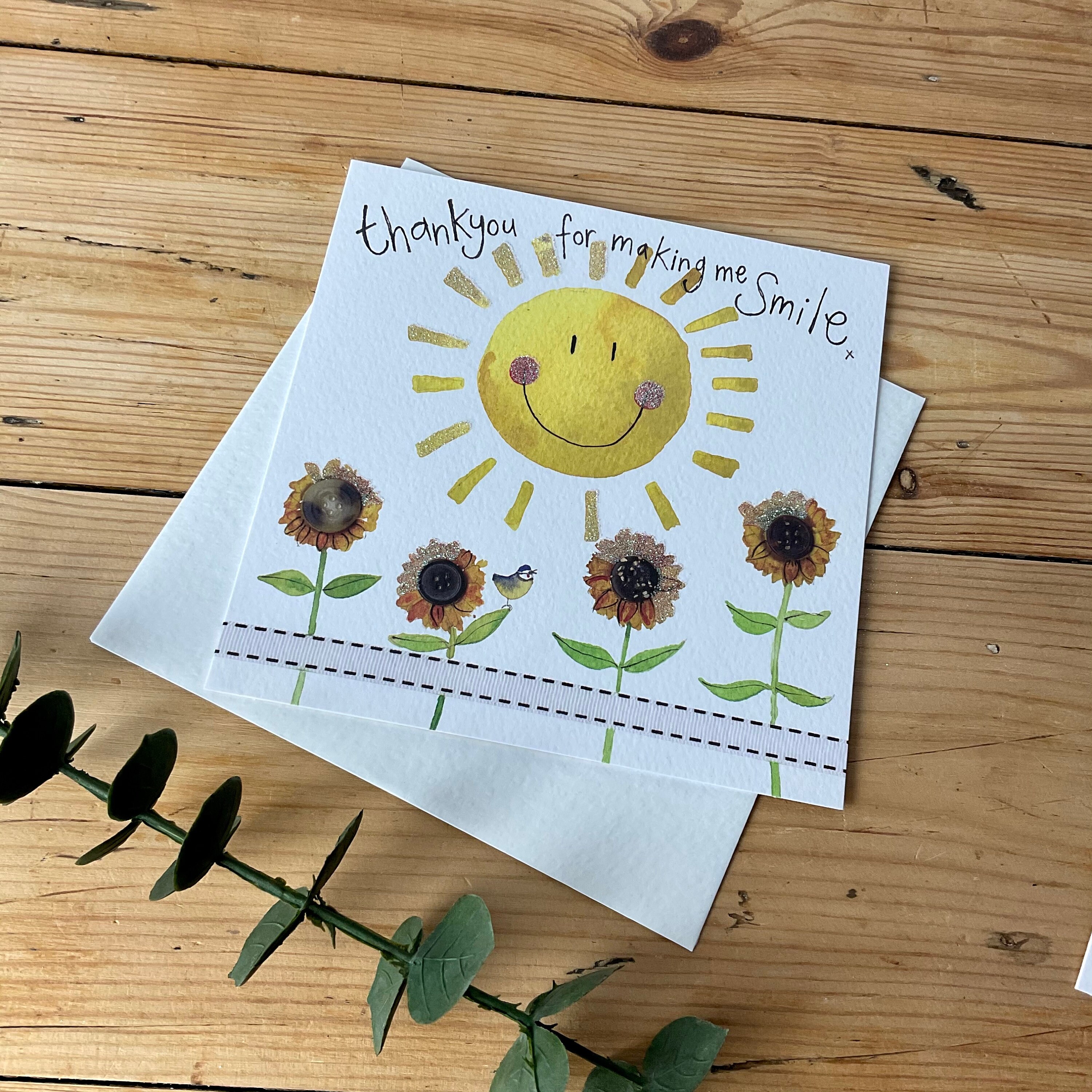 S81 Thank You for Making Me Smile Card - Etsy
