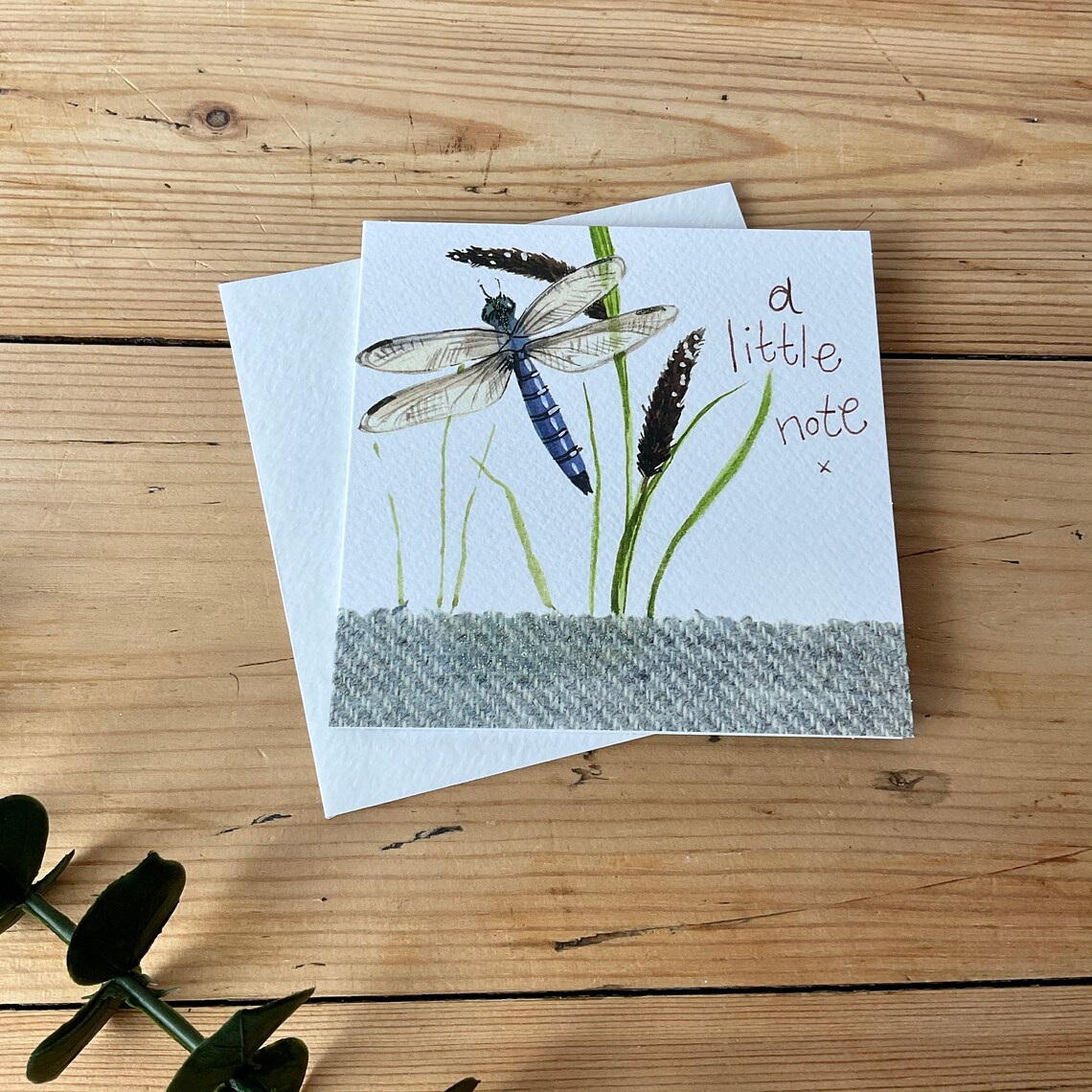 A Little Note Libelle Karte Alex Clark | Etsy
