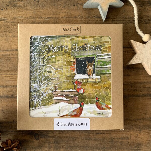 Horse Christmas Card Etsy