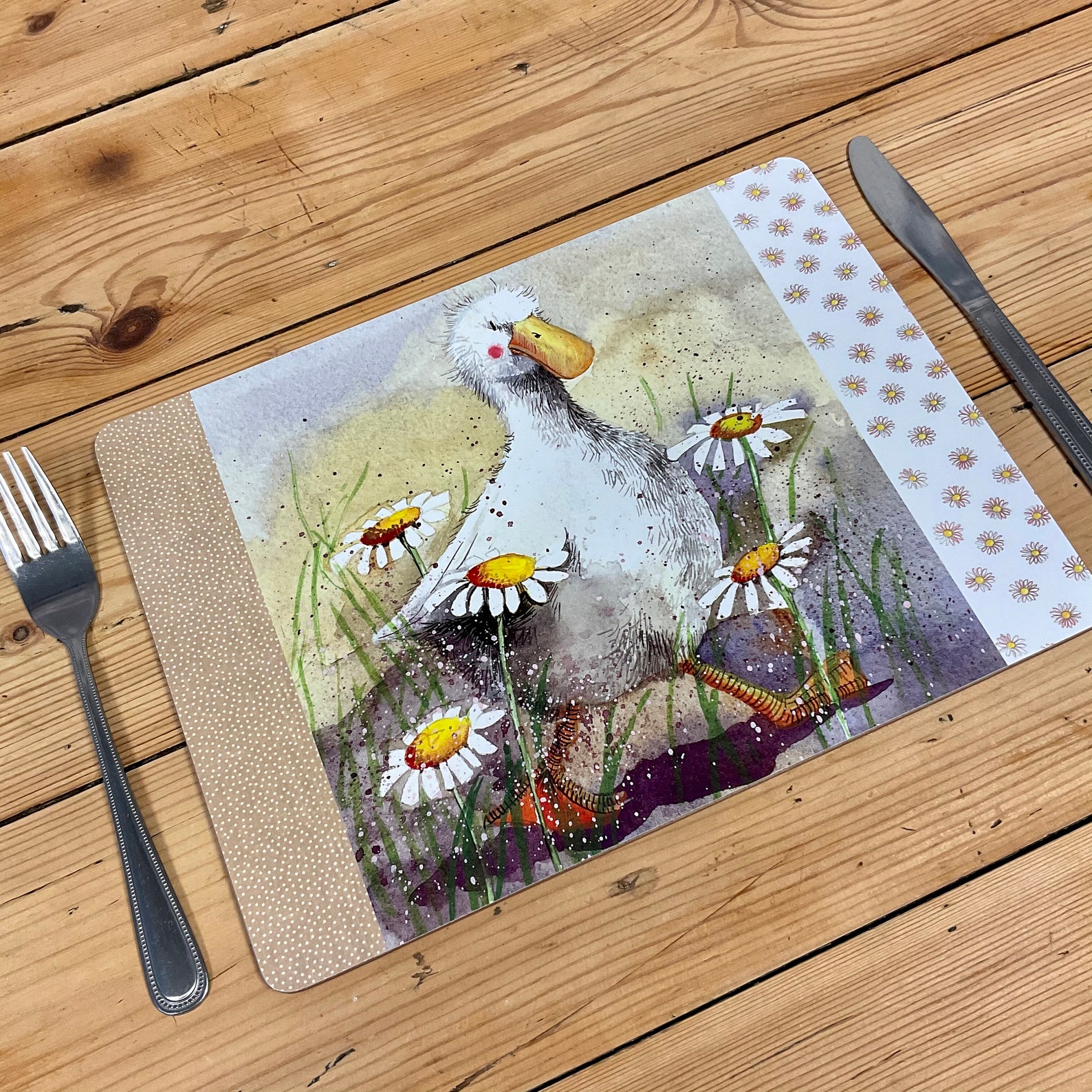 Duck and Daisies Placemat Single or Set Etsy