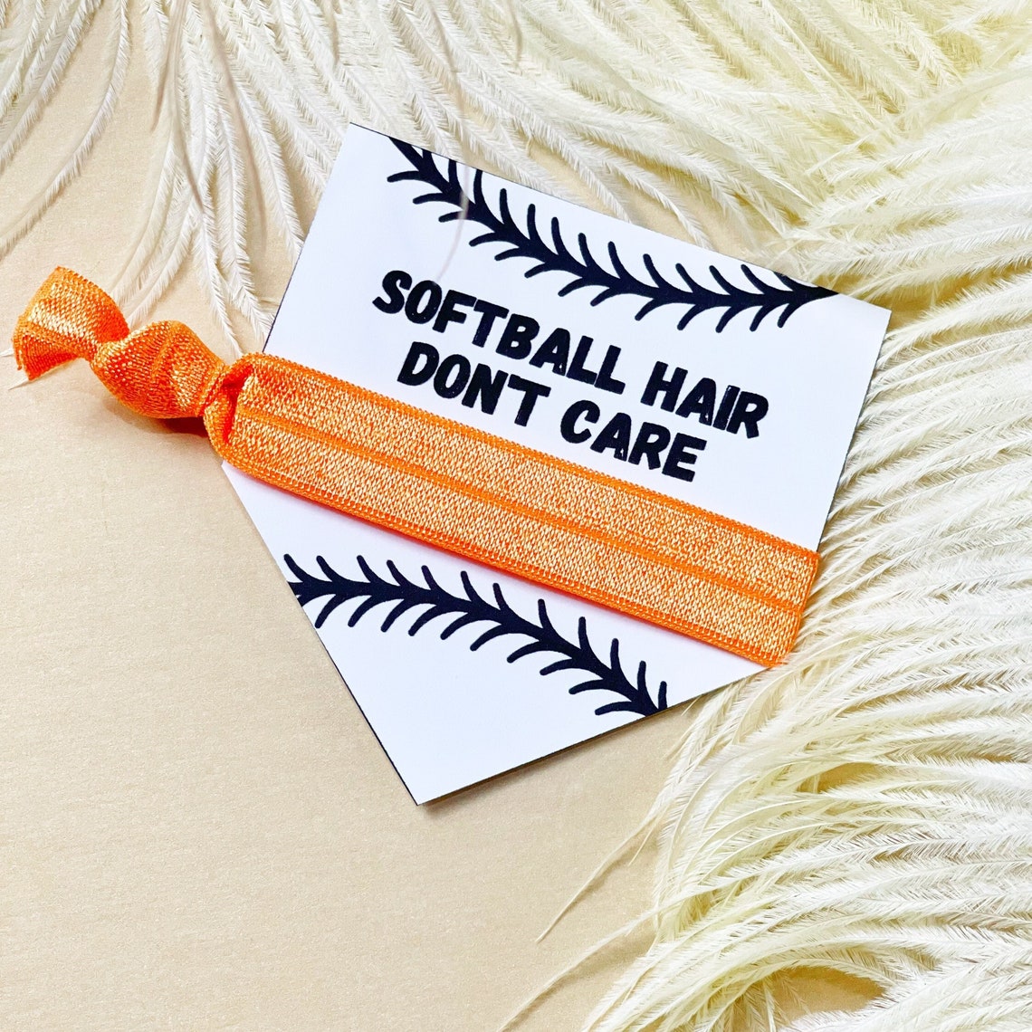 Softball Hair Ties Softball Tournament Favors Sport Team Etsy