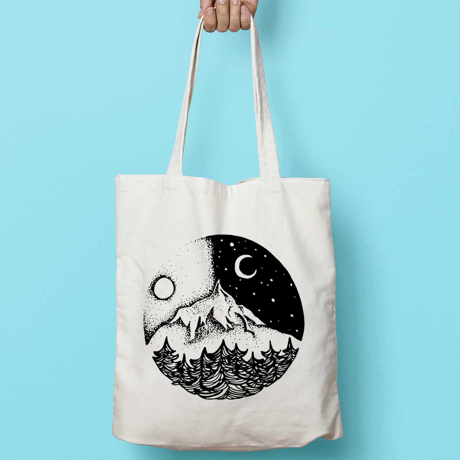 Landscape Tote Bag | Etsy
