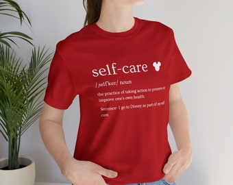 Self care  Disney shirt