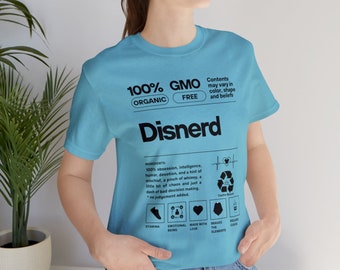 Disnerd Disney Lover Shirt black print