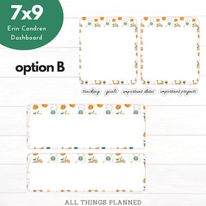 7x9 September (Starbies) NEW EC Dashboard Stickers | Planner Stickers