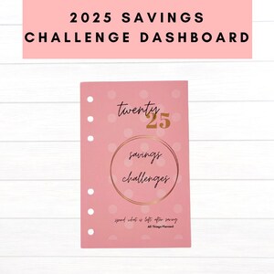2025 Savings Challenge Dashboard | All Things Planned