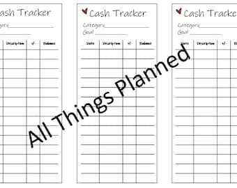 Cash Envelope Inserts | Cash Envelopes | AllThingsPlannedShop