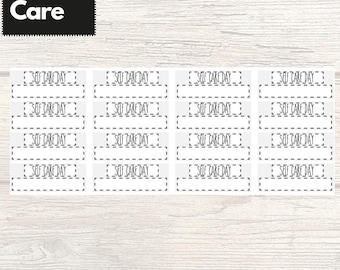 Stickers zelfzorgdagplanner: stickers budgetactiviteit
