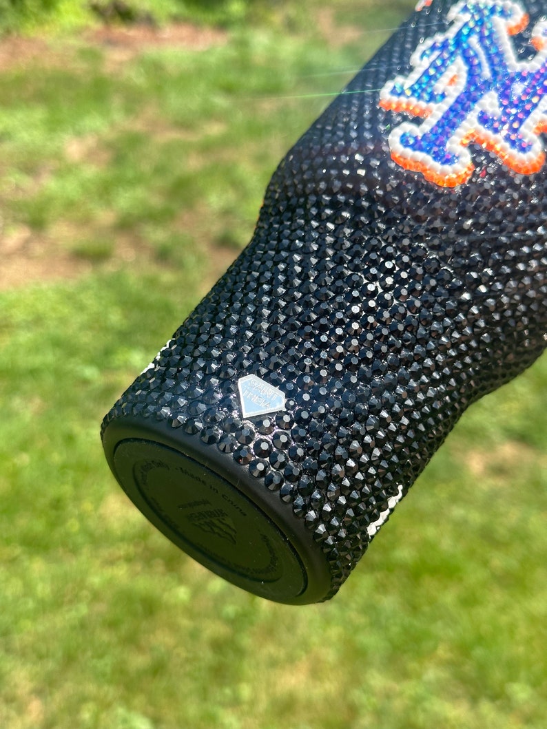 Baseball Bling Cup 40oz / Mets New York Blue Orange Black Etsy