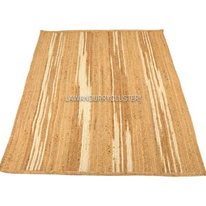 Natural Jute Rug, Jute Braided Rug, Bohemian Jute Rug, Rectangular Jute Rug, Jute Area Rug,  Square Jute Rug, Custom Size Rug