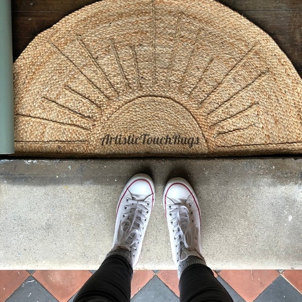 Half Circle Rug Etsy